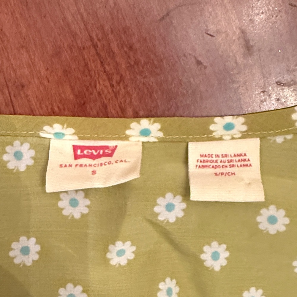 Levi's Floral Tie Blouse - Picture 4 of 4